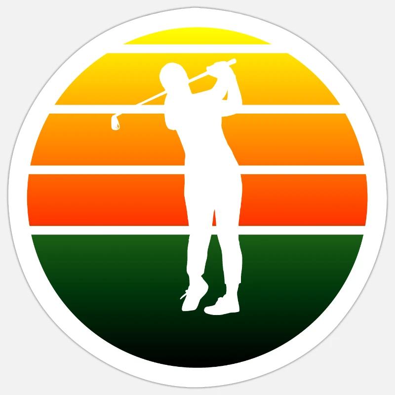 Golf Sticker Größe S (10 x 10 cm)