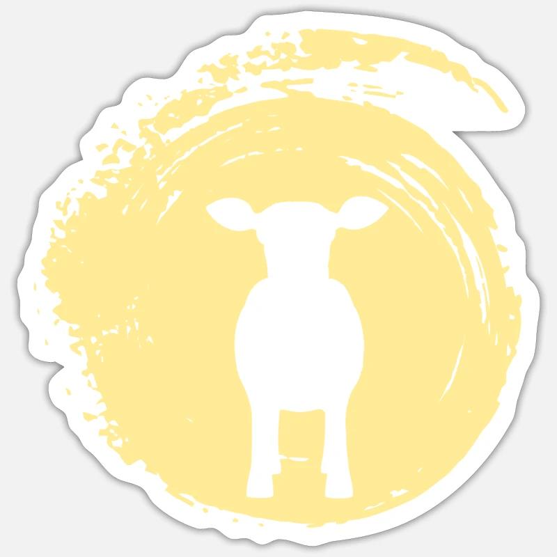 Beef Milk Farmer Sticker size S (10 x 10 cm)