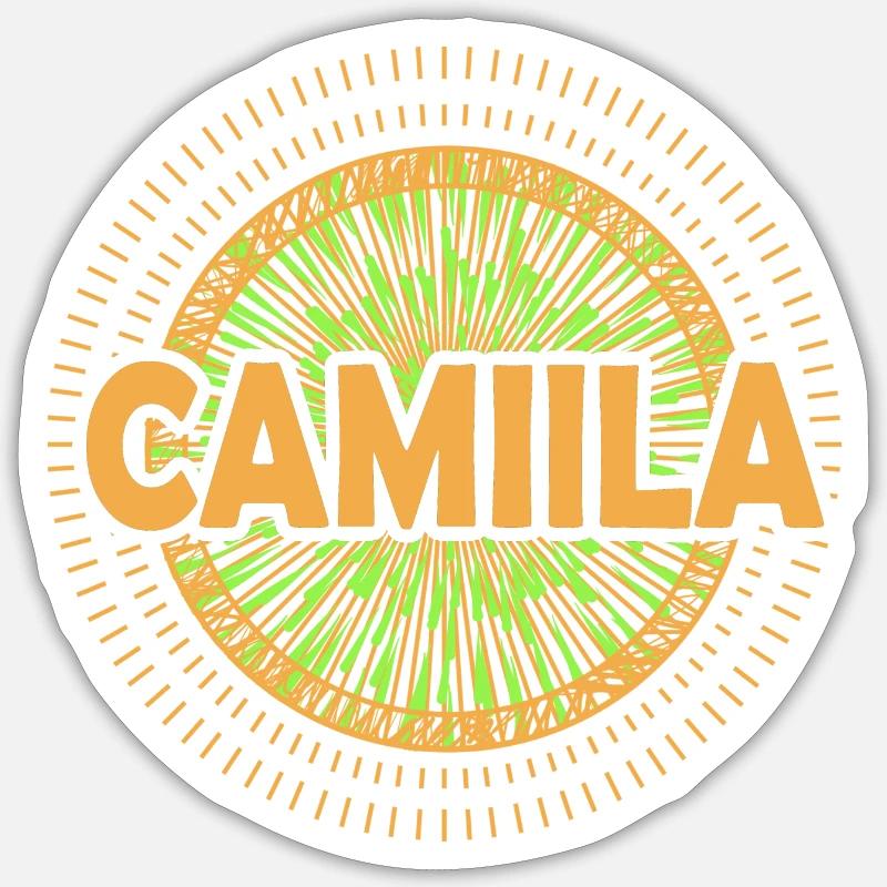 Geschenkidee Camilla Sticker Größe S (10 x 10 cm)