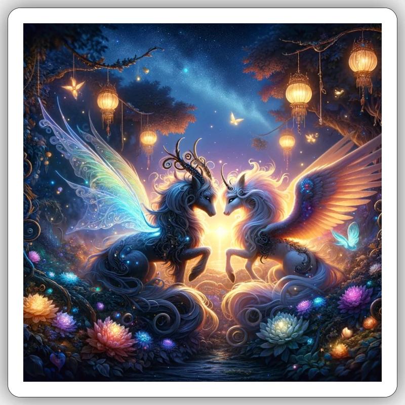 creature mistiche Sticker formato S (10 x 10 cm)