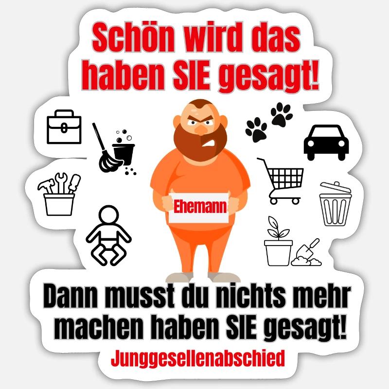 Sticker Größe S (10 x 10 cm) - 