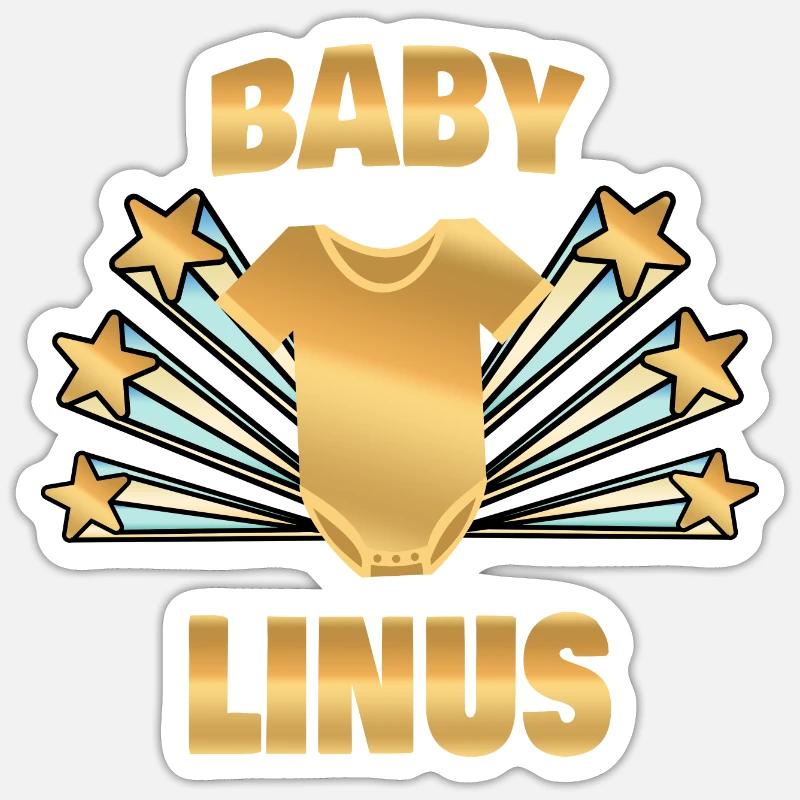 Gift for Linus Sticker size S (10 x 10 cm)