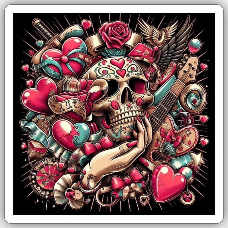 Sticker Größe S (10 x 10 cm) - 