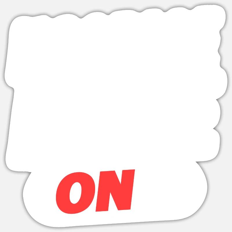 Hospice Mode On - Sticker size S (10 x 10 cm) - white matte