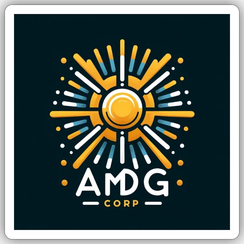 AMDG Basic Sticker size S (10 x 10 cm)