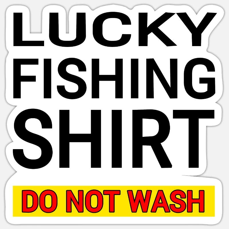 Angling - Sticker size S (10 x 10 cm) - white matte