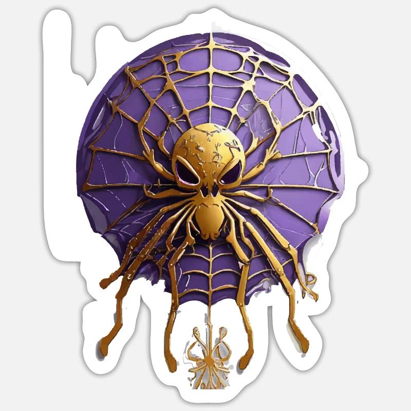 Spider - Sticker size S (10 x 10 cm) - white matte