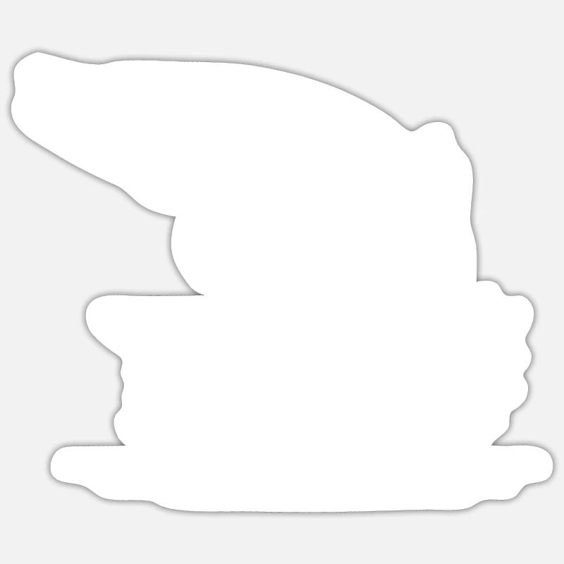 Big Leaping Pike Fish Sticker size S (10 x 10 cm)