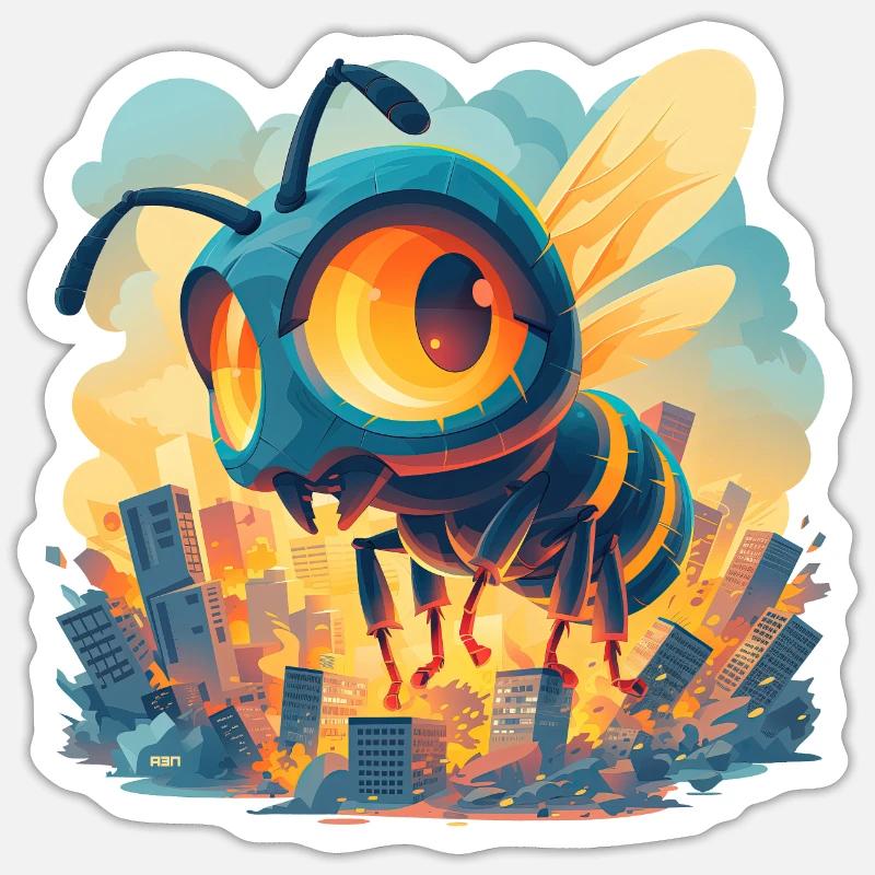 Sticker taille S (10 x 10 cm) - 