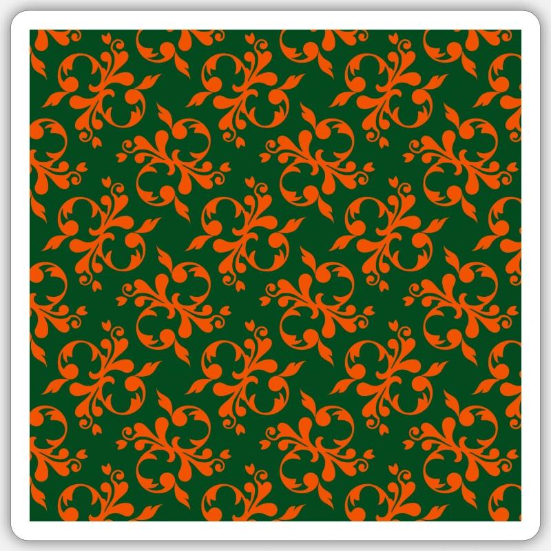 Elegant pattern Sticker size S (10 x 10 cm)