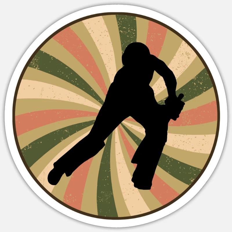 Cricketer Cricketer Cricketer - Sticker size S (10 x 10 cm) - white matte