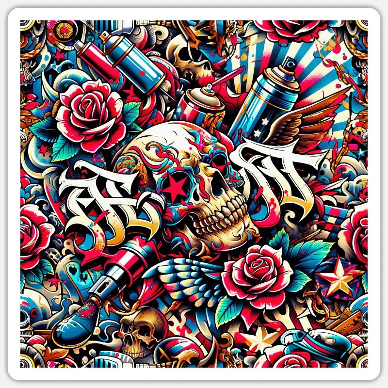 Sticker Größe S (10 x 10 cm) - 