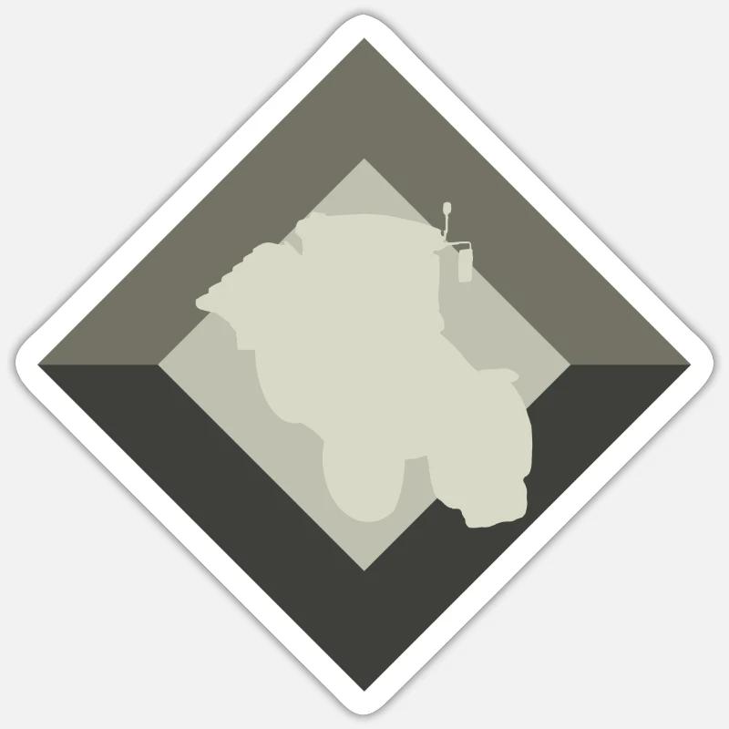 Sticker taille S (10 x 10 cm) -