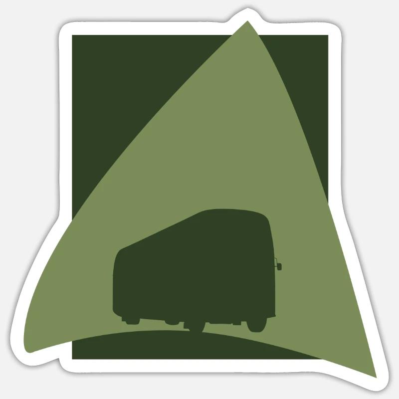 Chauffeur de bus Chauffeur - Sticker taille S (10 x 10 cm) - blanc mat