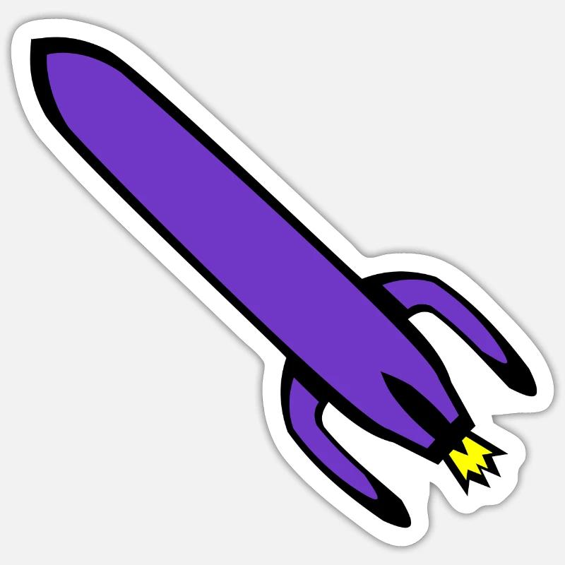 Rocket technology - Sticker size S (10 x 10 cm) - white matte