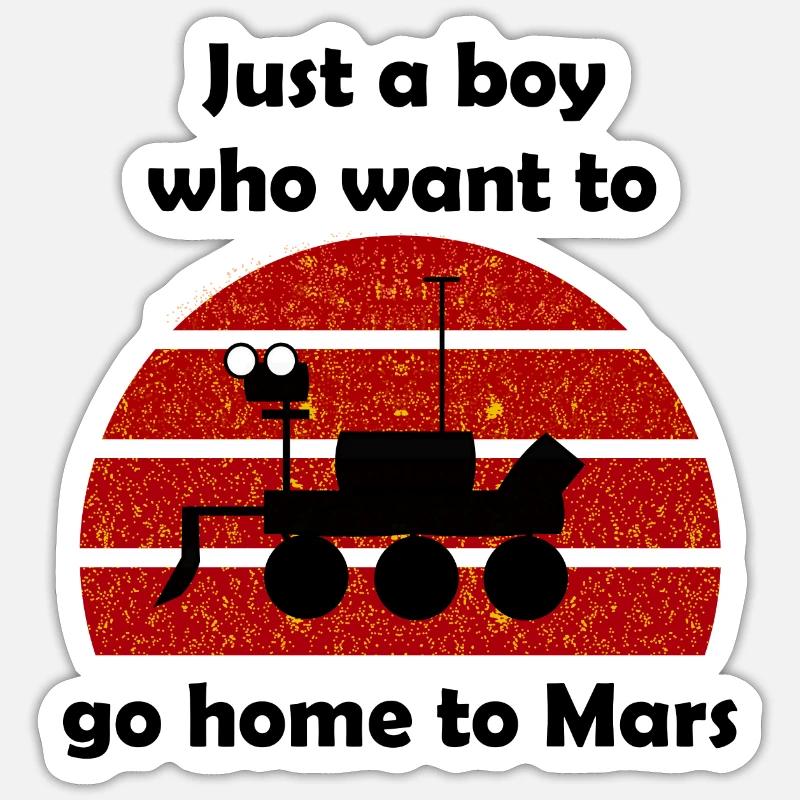 Vol dans l’espace Sticker taille S (10 x 10 cm)