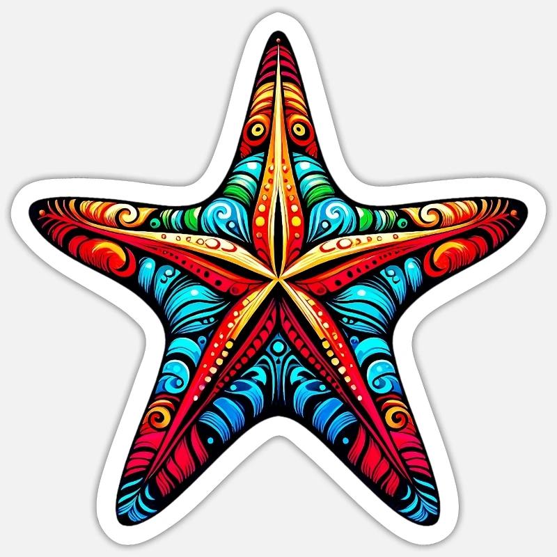 Starfish Sticker size S (10 x 10 cm)