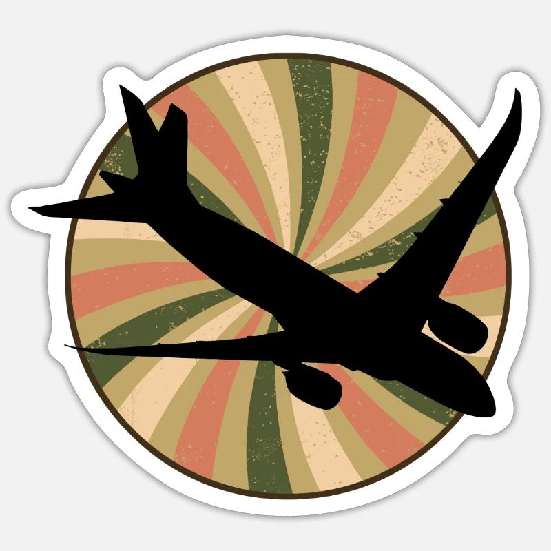 Luftfahrt Aerospace Sticker Größe S (10 x 10 cm)