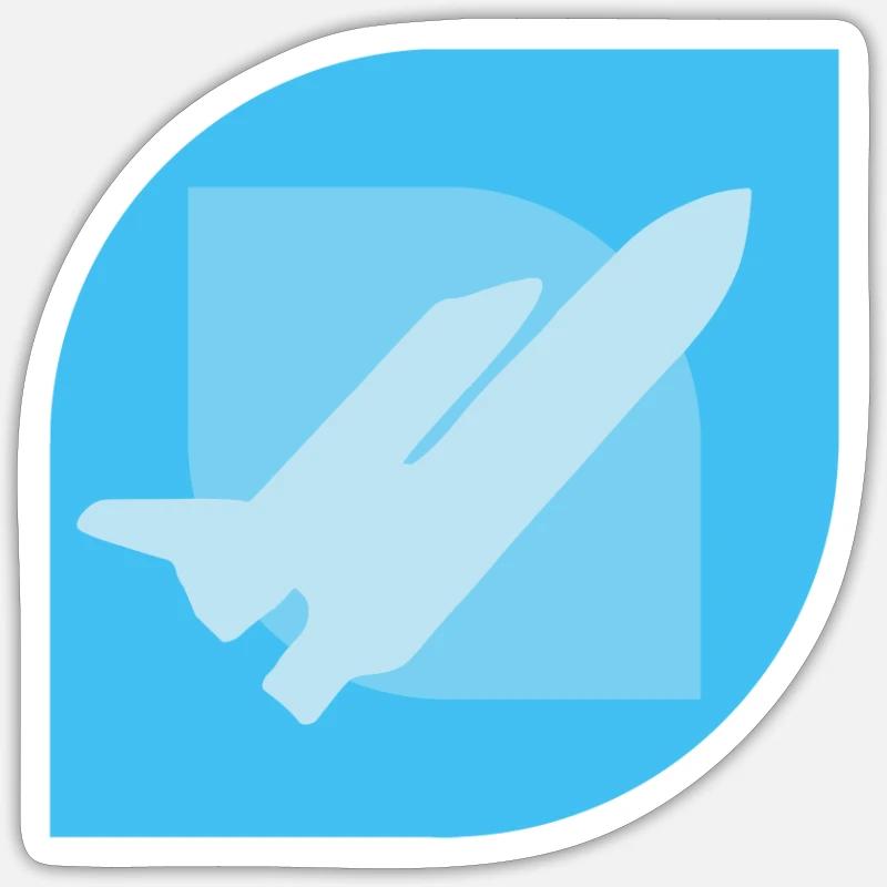 Aerospace Aerospace Engineering Luftfahrt - Sticker Größe S (10 x 10 cm) - Mattweiß