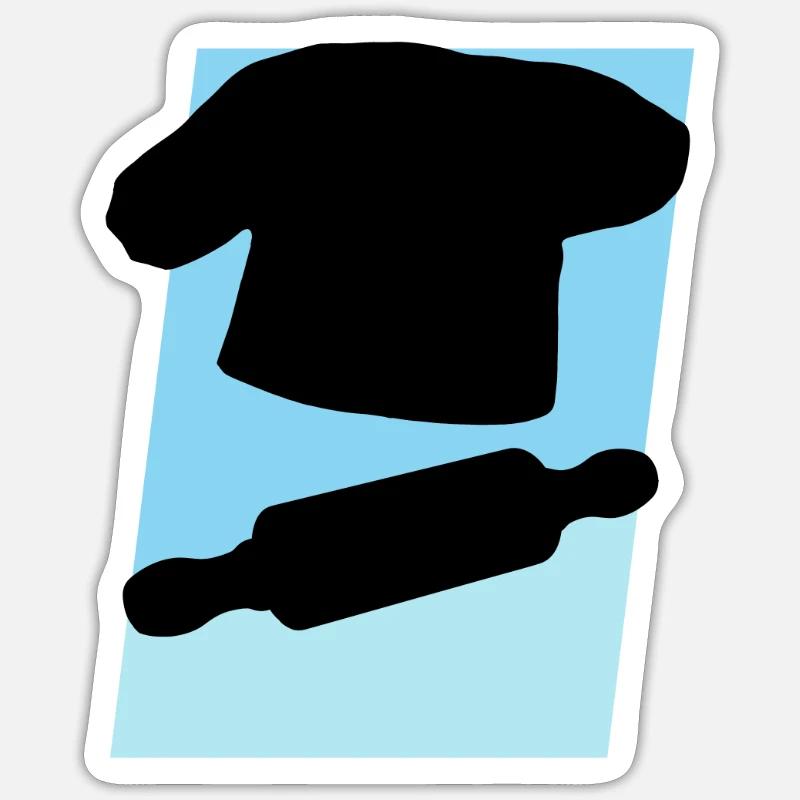 Cuisson du gâteau aux muffins Sticker taille S (10 x 10 cm)