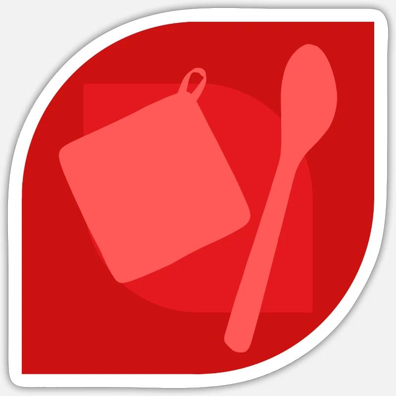 Backwaren Cupcake Kuchen Sticker Größe S (10 x 10 cm)