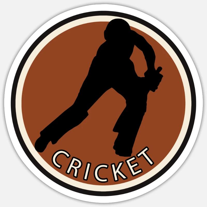 Pitcher Pitcher Cricketer Sticker size S (10 x 10 cm)