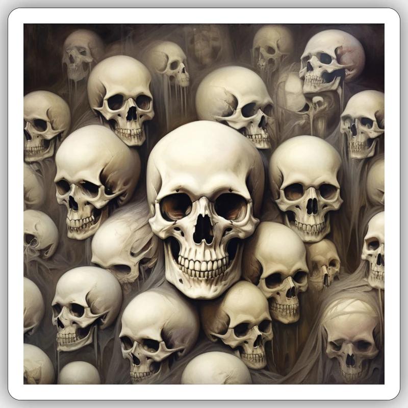 Bone Dance Sticker size S (10 x 10 cm)