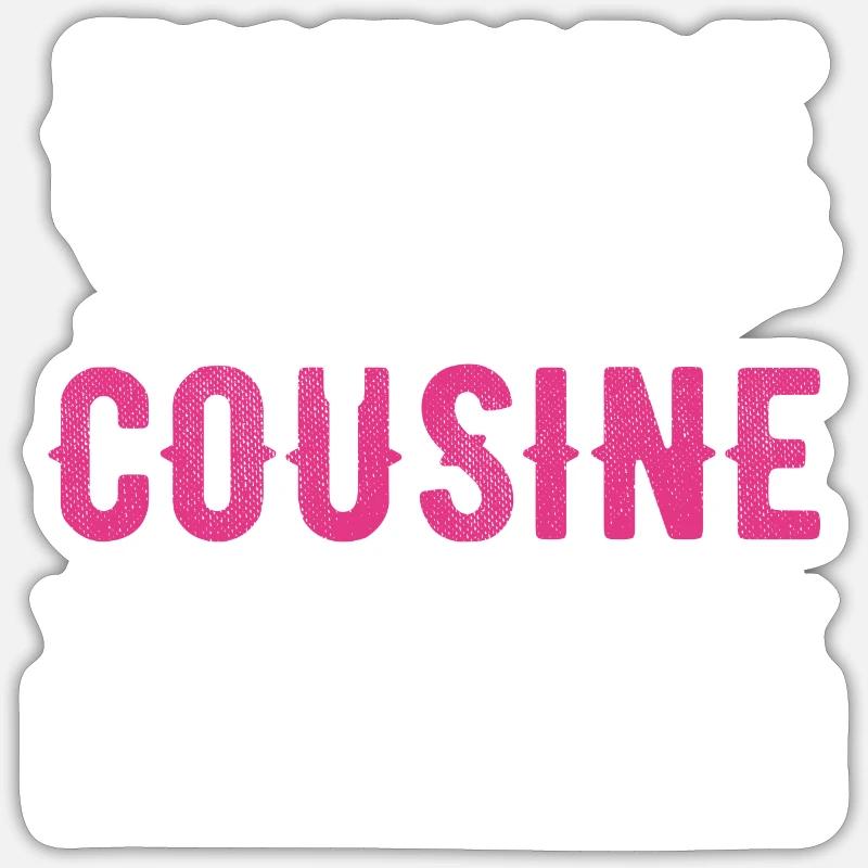 Future Super Cousine 2024 - Sticker taille S (10 x 10 cm) - blanc mat