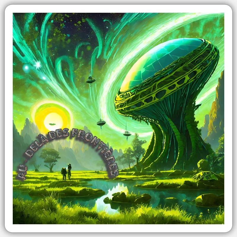 Beyond Borders Sticker size S (10 x 10 cm)