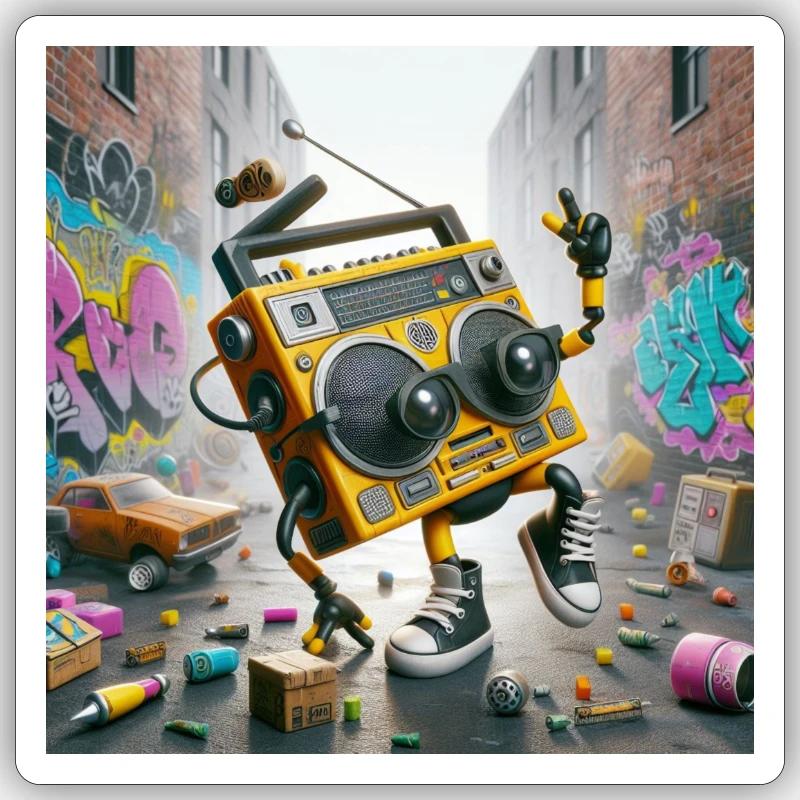 Sticker Größe S (10 x 10 cm) - 