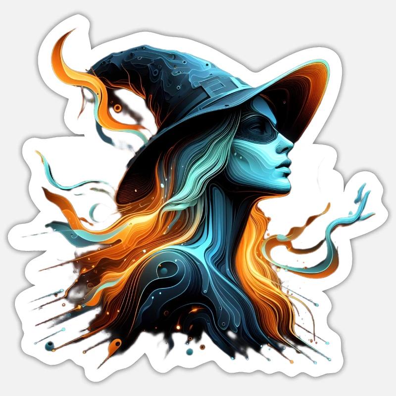 The Witch | weiblicher Archetyp Sticker Größe S (10 x 10 cm)
