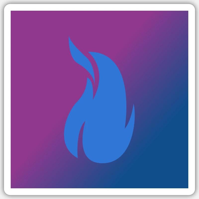 Fire Sticker size S (10 x 10 cm)