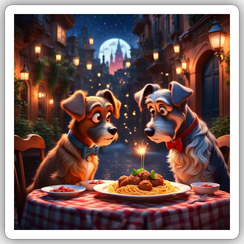 Dinner Sticker size S (10 x 10 cm)