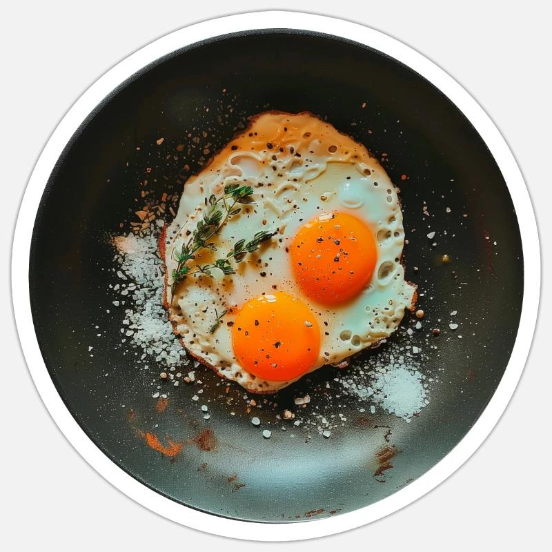 Spiegeleier Sticker Größe S (10 x 10 cm)