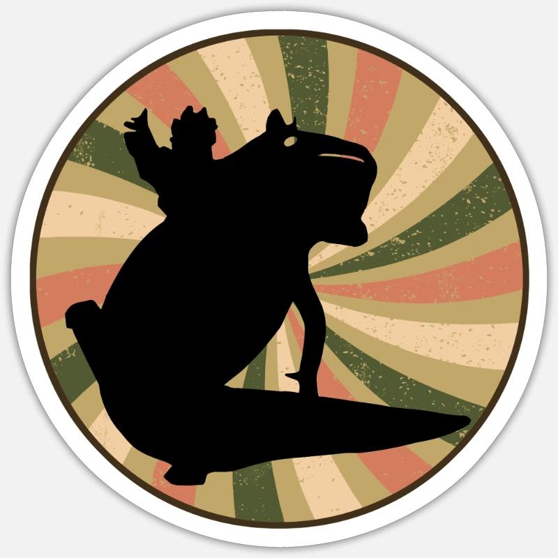Axolotls Animaux de compagnie - Sticker taille S (10 x 10 cm) - blanc mat