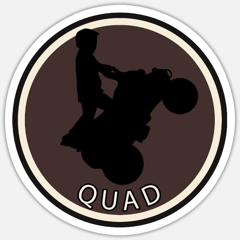 Cascadeur Cascadeur Quad Sticker taille S (10 x 10 cm)