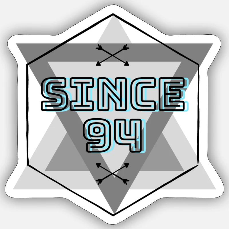 Since 94 Sticker size S (10 x 10 cm)