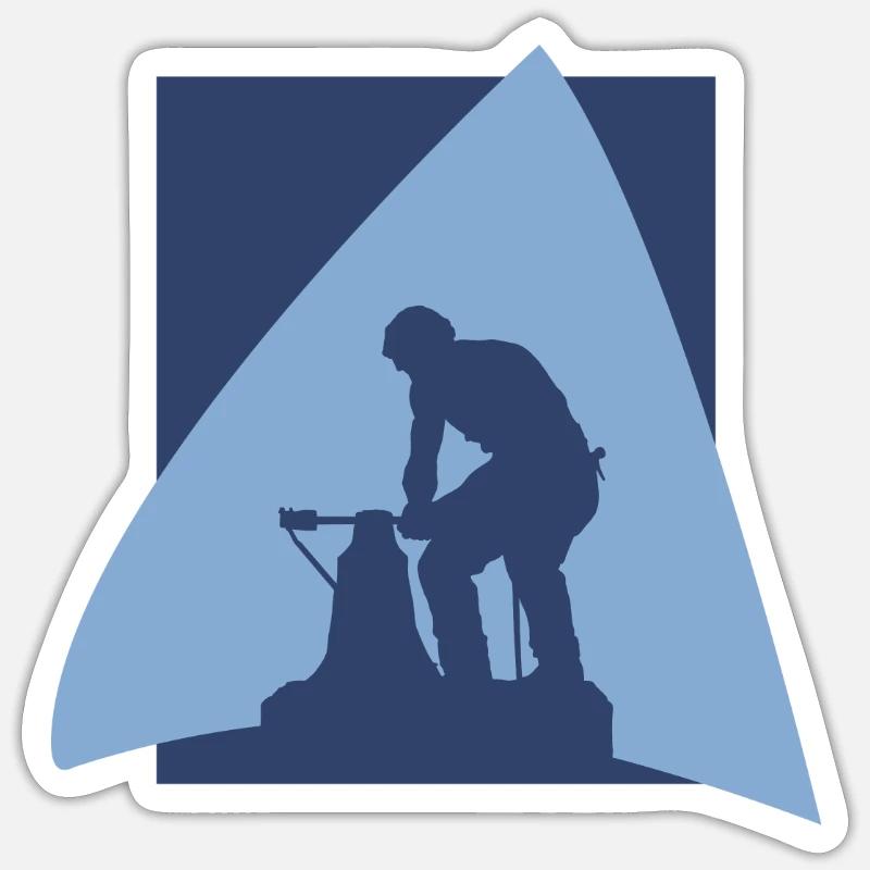 Forgeage Forgeage Formage Sticker taille S (10 x 10 cm)