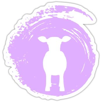 Beef Milk Milk - Sticker size S (10 x 10 cm) - white matte - Front