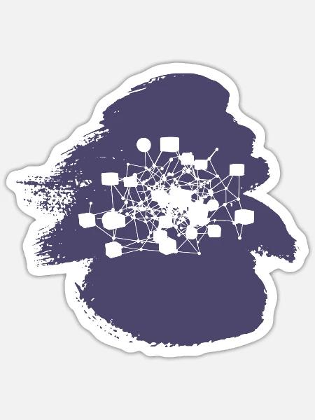 - Sticker size S (10 x 10 cm) - white matte