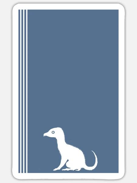 Kryptozoologie Einhorn Fabelwesen - Sticker Größe S (10 x 10 cm) - Mattweiß
