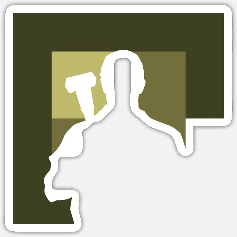 Sticker taille S (10 x 10 cm) - 