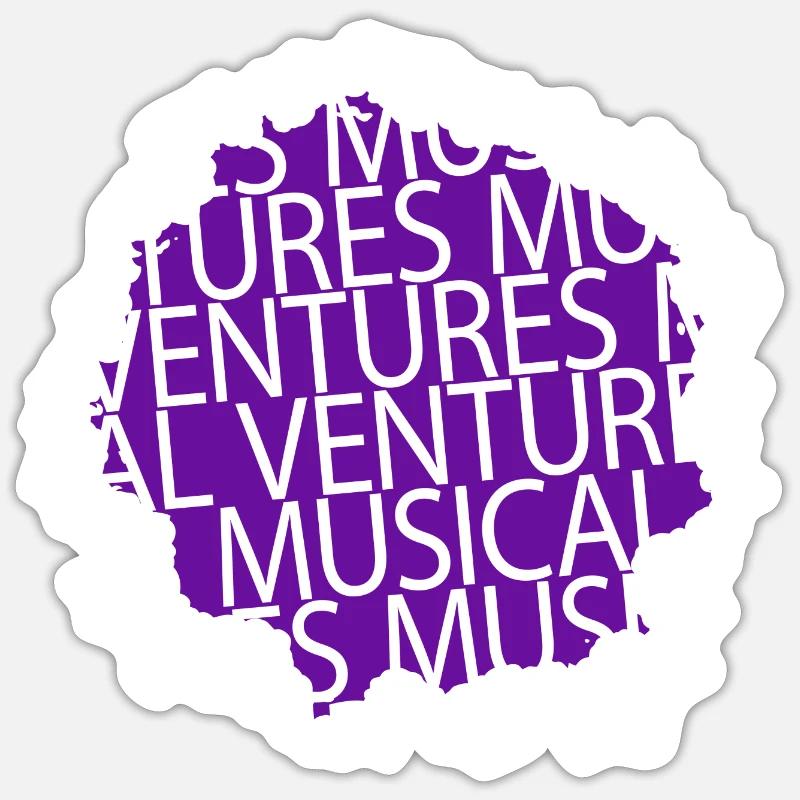 funny sayings bold explorations Sticker size S (10 x 10 cm)