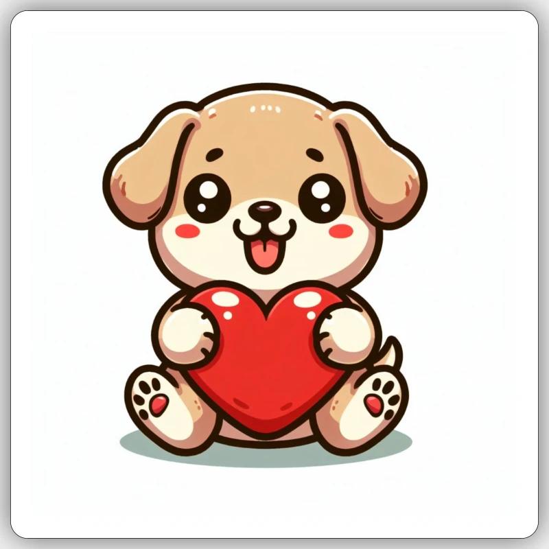Jugendliebe Sticker Größe S (10 x 10 cm)