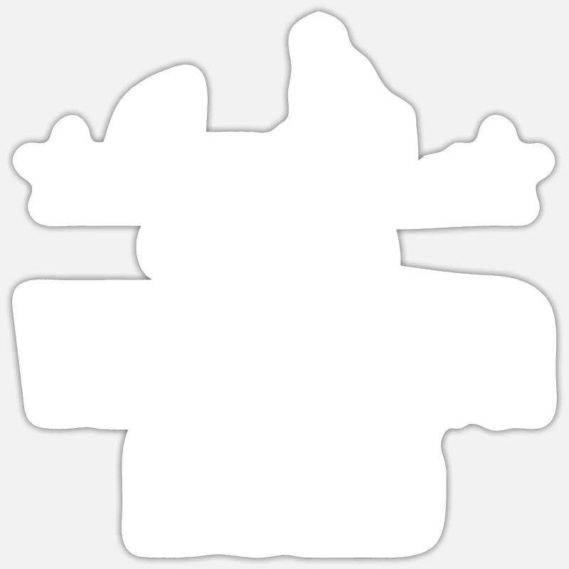 Sticker Größe S (10 x 10 cm) - 