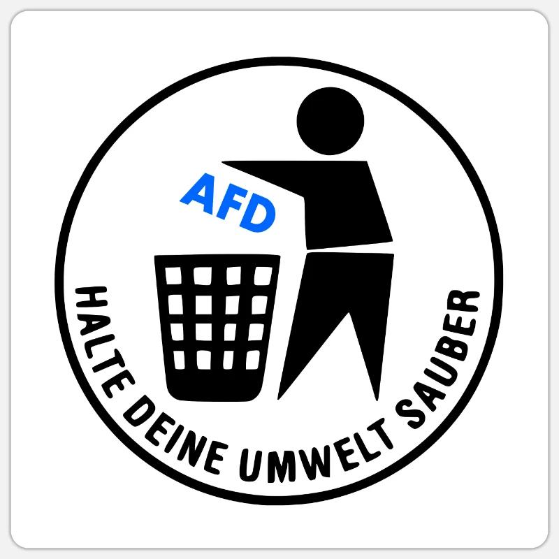 Keep your environment clean Sticker size S (10 x 10 cm)