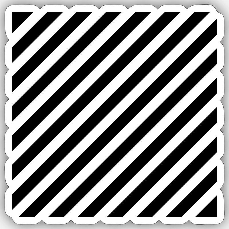 Bande horizontale Sticker taille S (10 x 10 cm)
