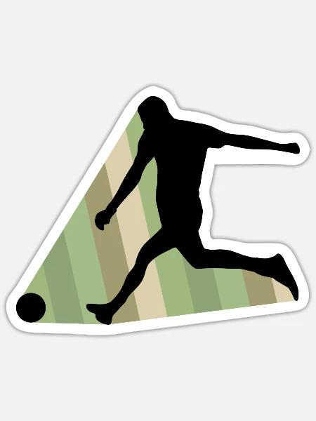 Futsalspieler Futsal Futsalteam - Sticker Größe S (10 x 10 cm) - Mattweiß