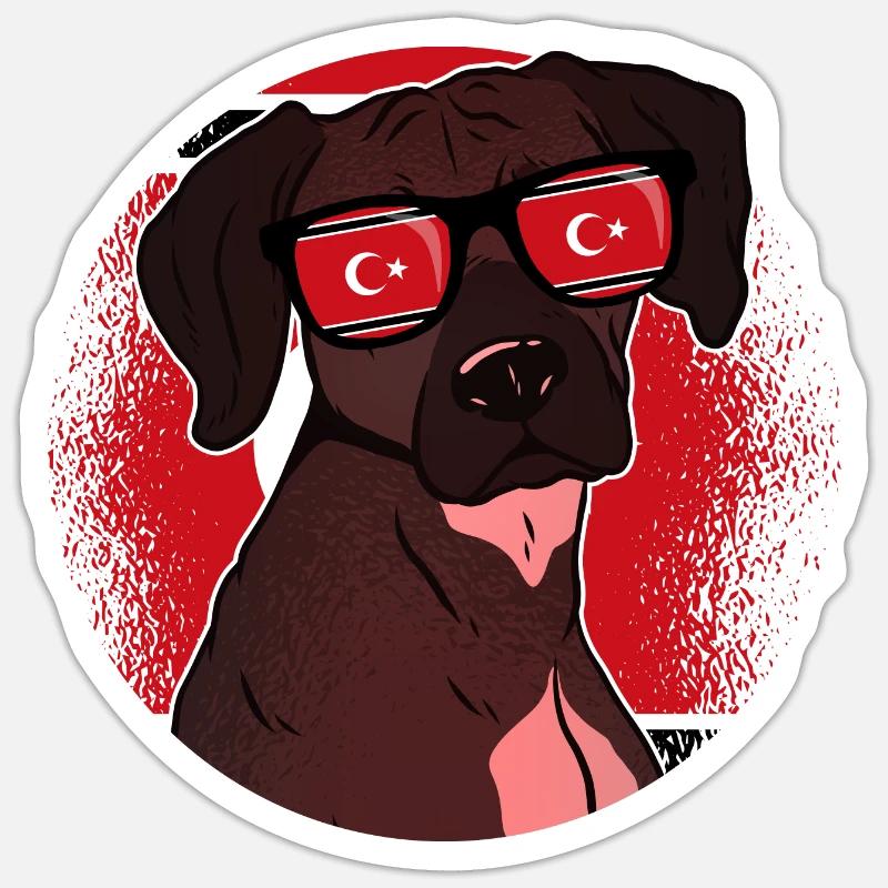 Aceh - Sticker taille S (10 x 10 cm) - blanc mat