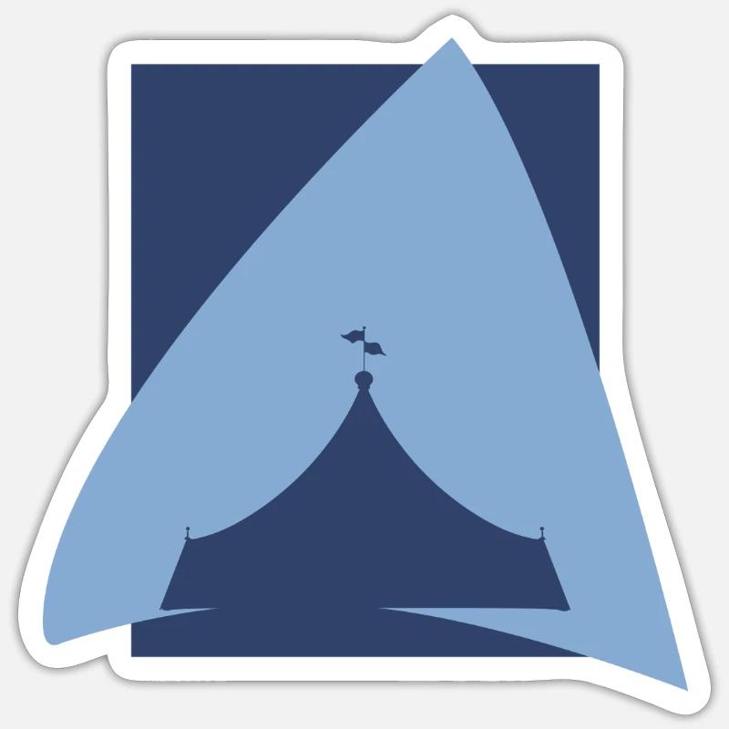 Elephant Acrobatics Acrobatics Sticker size S (10 x 10 cm)